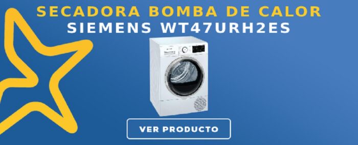 secadora bomba de calor Siemens WT47URH2ES