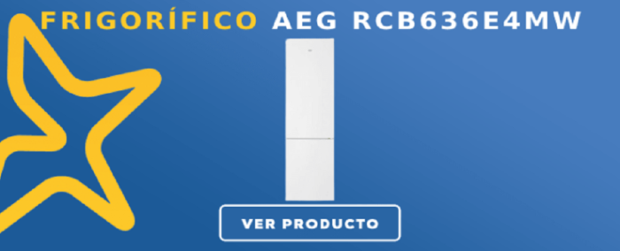 Frigorífico combi AEG RCB632E4MW