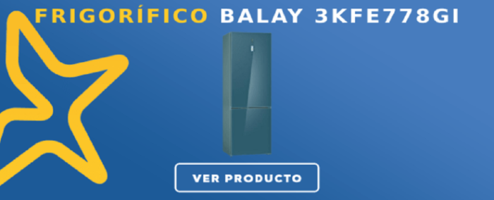 Frigorífico combi Balay 3KFE778GI