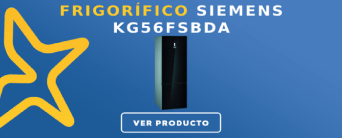 Frigorífico combi Siemens KG56FSBDA