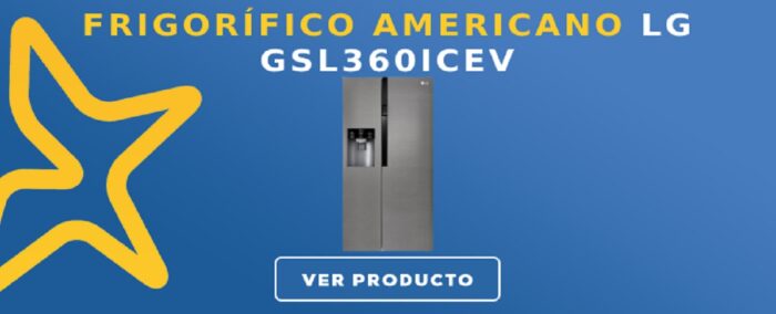 Frigorífico americano LG GSL360ICEV
