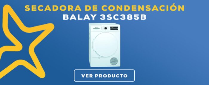 Secadora de condensación Balay 3SC385B