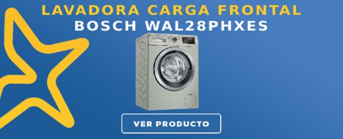 Lavadora carga frontal Bosch WAL28PHXES
