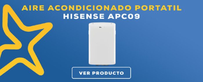 Aire acondicionado portatil Hisense APC09