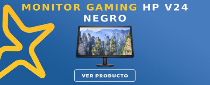 Monitor Gaming HP V24 Negro