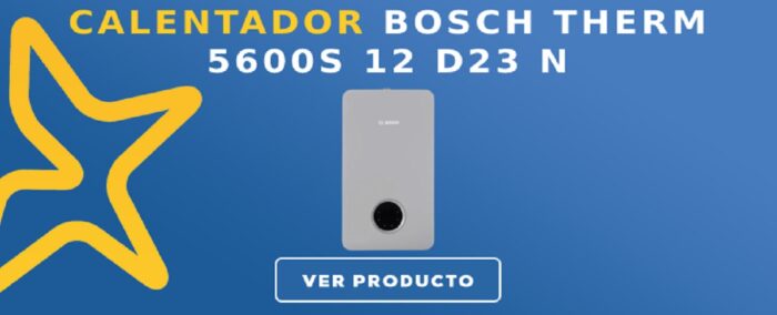 Calentador Bosch Therm 5600S 12 D23 N