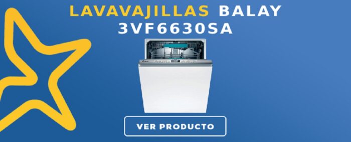 Lavavajillas Balay 3VF6630SA