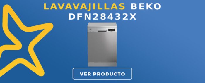 Lavavajillas Beko DFN28432X