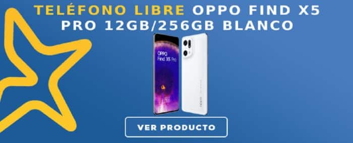 Teléfono móvil OPPO Find X5 Pro 12GB/256GB Blanco