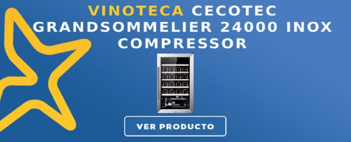Vinoteca Cecotec GrandSommelier 24000 Inox Compressor