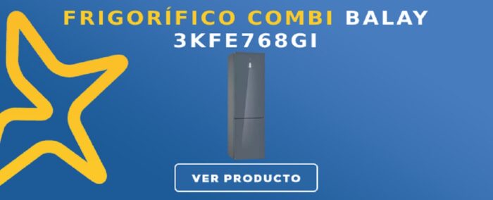 Frigorífico combi Balay 3KFE768GI