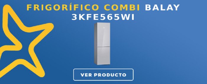 Frigorífico combi Balay 3KFE565WI