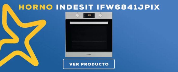 El mas barato  Indesit IFW6841JPIX horno pirolítico inox Hornos eléctricos  independientes