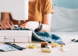 máquina de coser para principiantes
