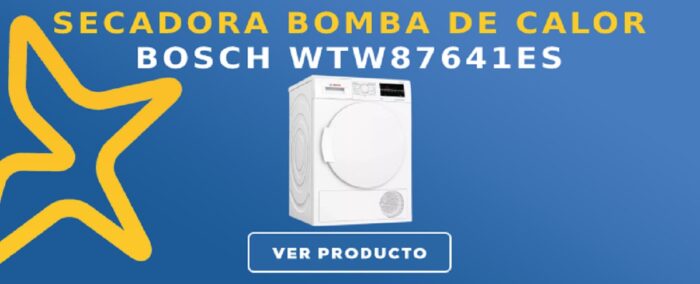 Secadora bomba de calor Bosch WTW87641ES