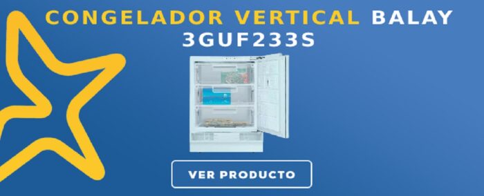 Congelador vertical Balay 3GUF233S