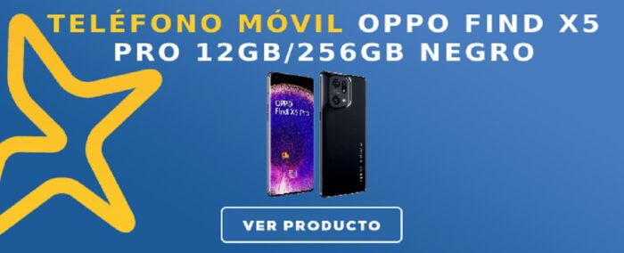 Teléfono móvil OPPO Find X5 Pro 12GB/256GB Negro