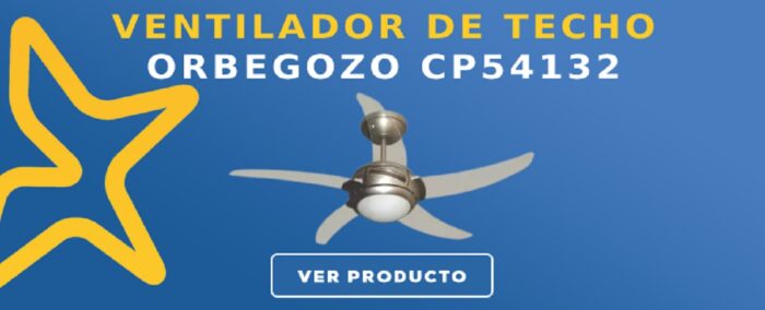 Ventilador de techo Orbegozo CP54132