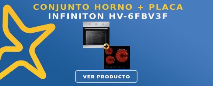 Conjunto horno + placa Infiniton HV-6FBV3F