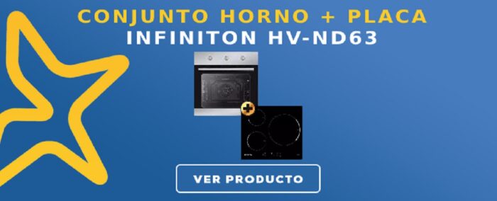 conjunto horno + placa Infiniton HV-ND63