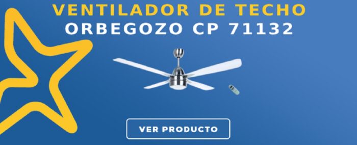 Ventilador de techo Orbegozo CP 71132