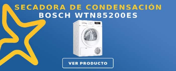 Secadora de condensación Bosch WTN85200ES