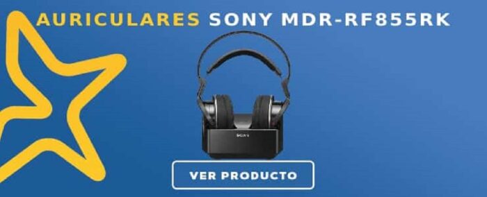 Auriculares Inalambricos Sony MDR-RF855RK