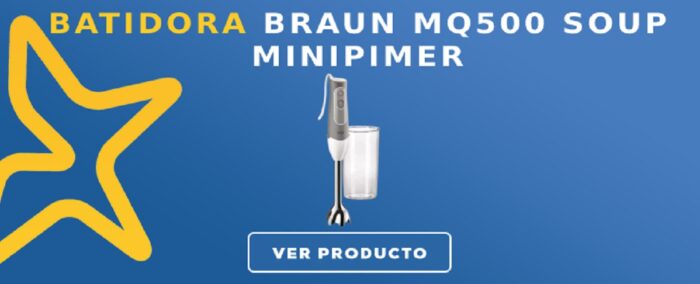 Batidora Braun MQ500 SOUP MINIPIMER