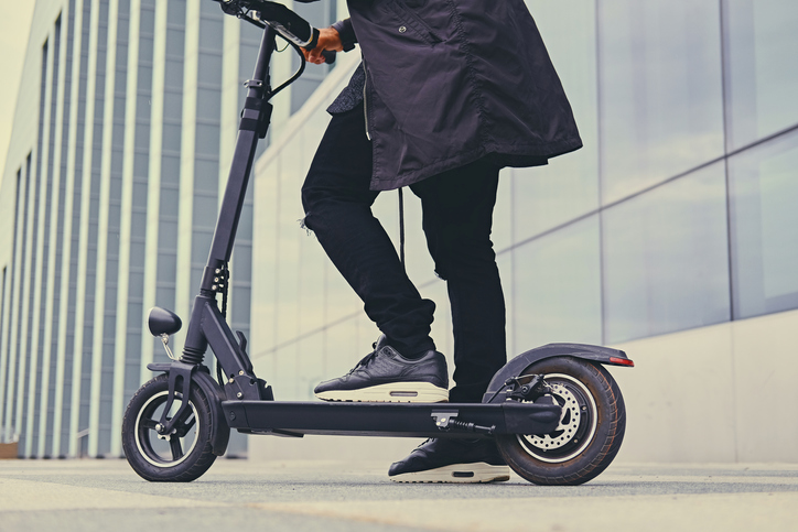patinete eléctrico potencia